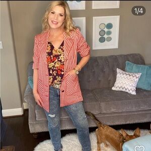 Cabi Houndstooth Jacket